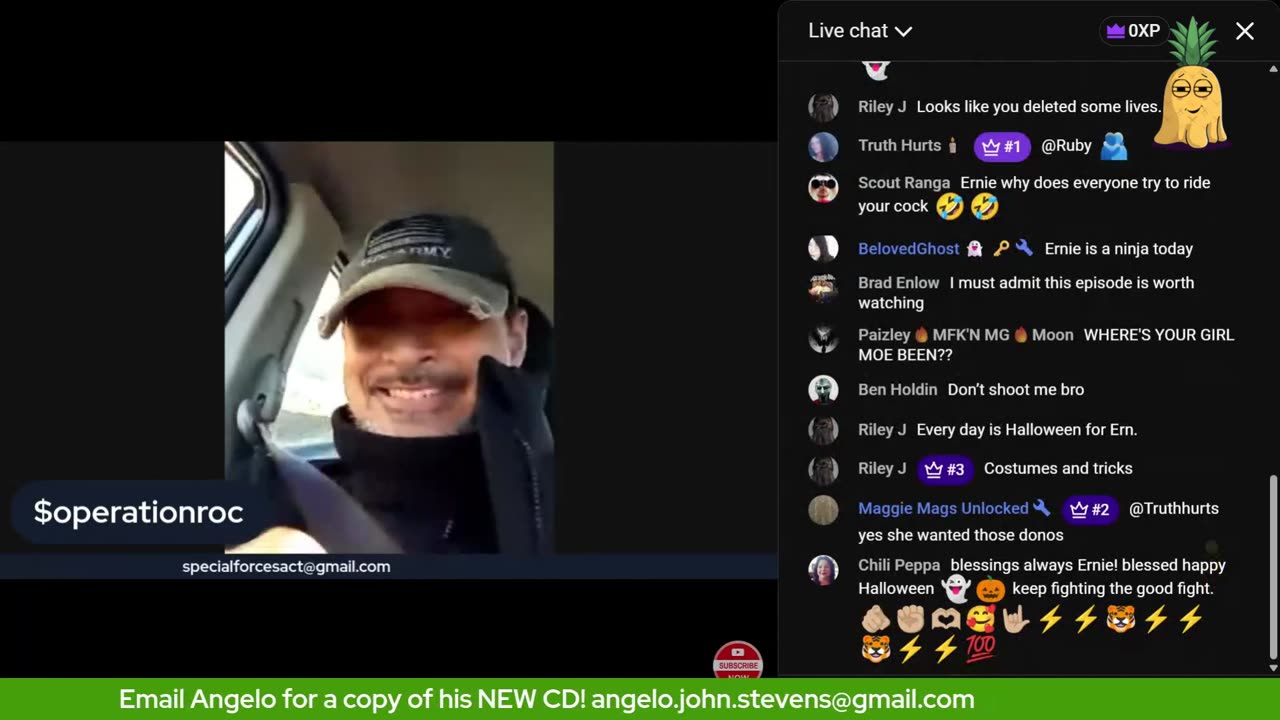 Wow what happened Katie? You terrified the guy