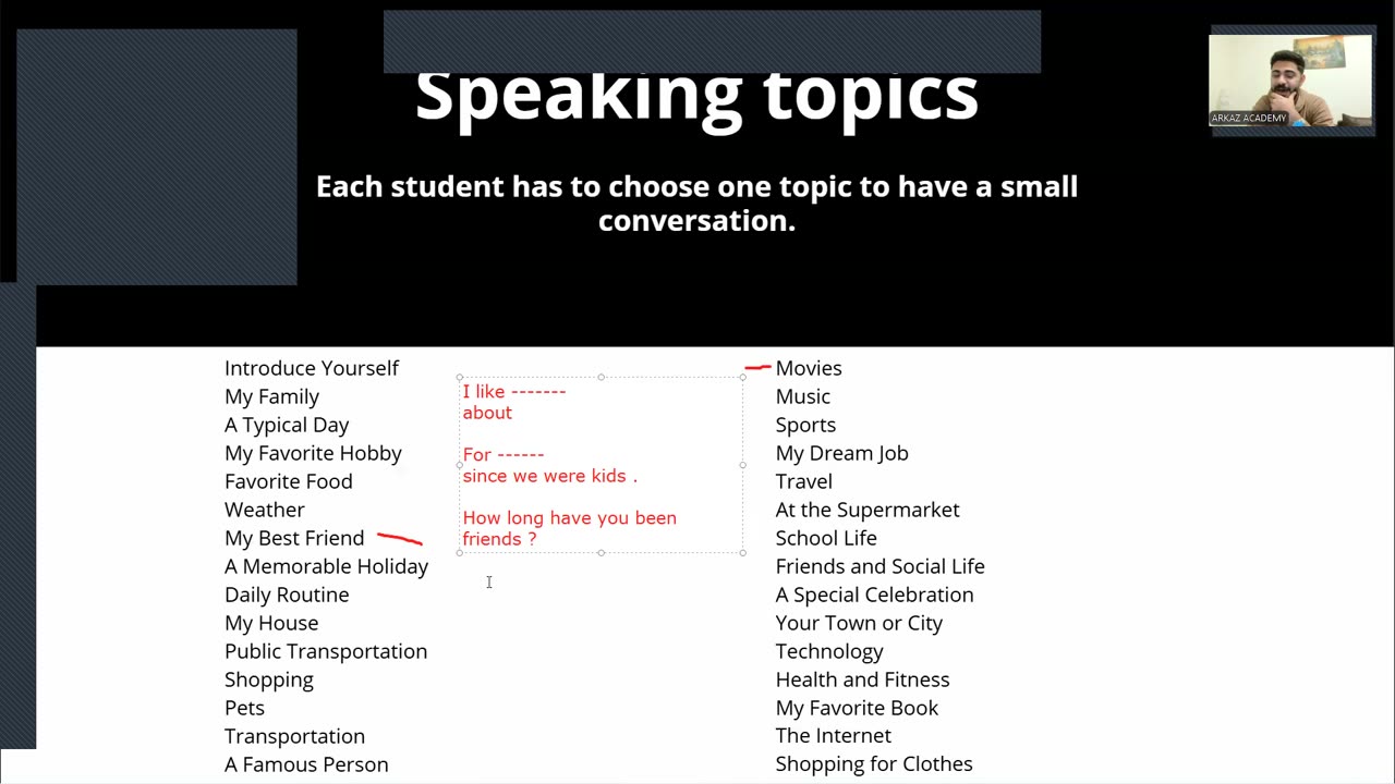 Speaking