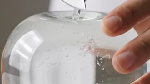 Cutting a Crystal Apple in ASMR — Stunning Glass Fruit Sounds You Can Feel
