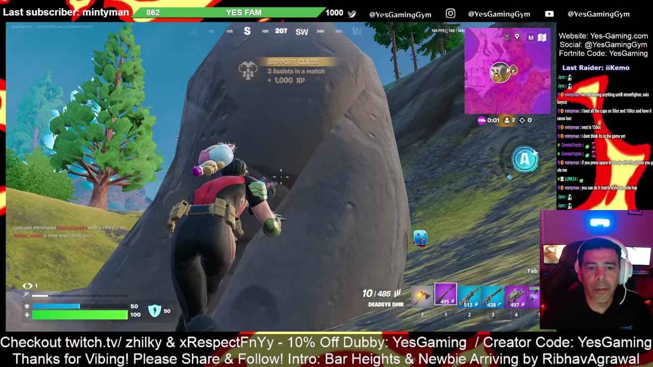 Dailies & Dubs on Fortnite Daily Show with Host DjS Oh YES! Gaming in Fishers