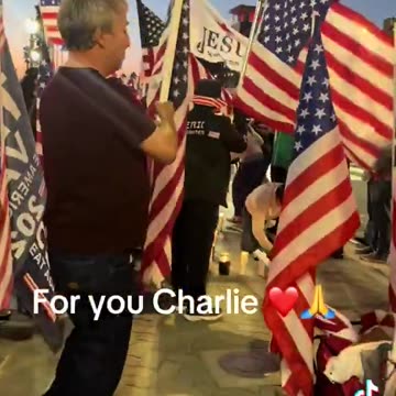 Huntington Beach, California showed up for Charlie Kirk