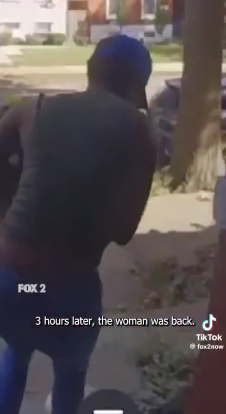 Dindu Steals Halloween Decorations Off Front Porch