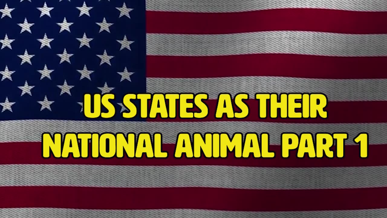 US STATES AS THEIR NATIONAL ANIMAL-PART1