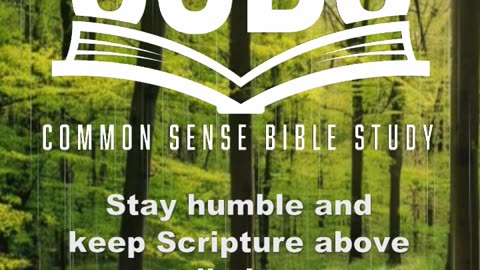 Be willing to be wrong in your Bible study