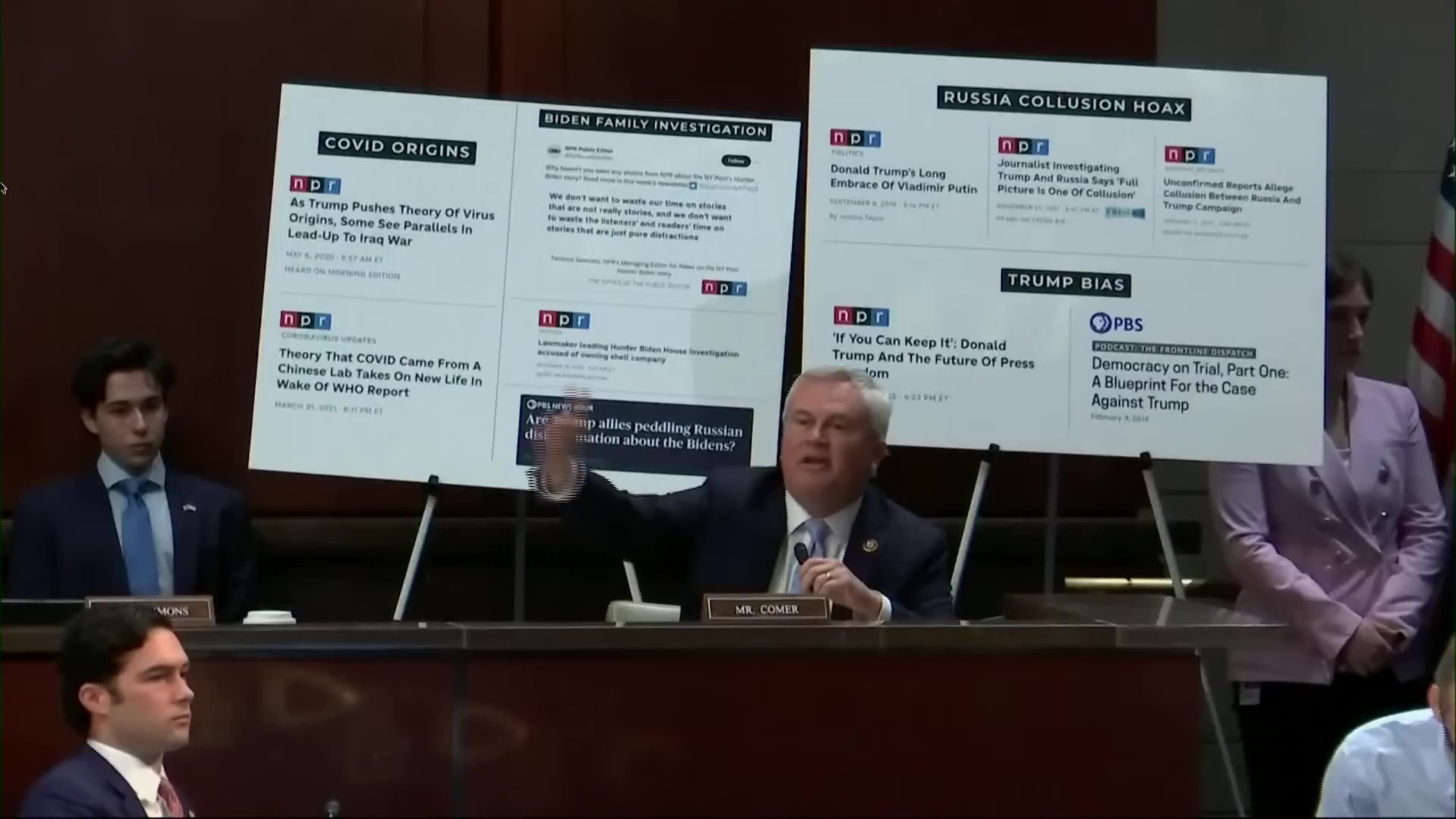 Congressman James Comer Grills NPR and PBS Leaders at Explosive Hearing!