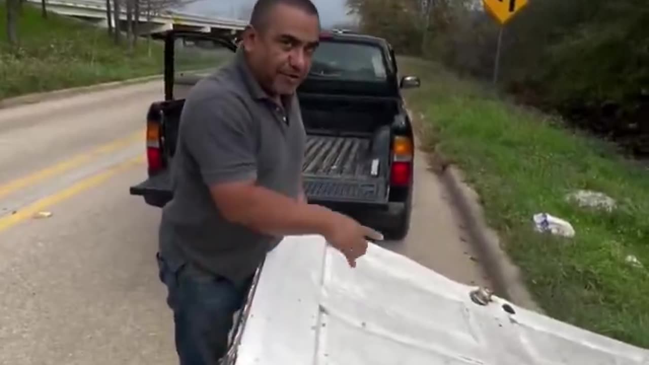 Man forces man dumping on his property to clean it up, Instant Karma