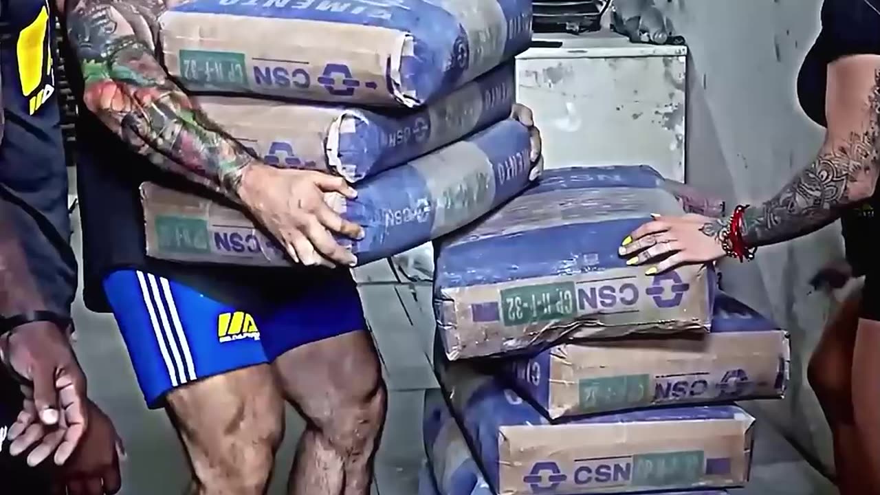 “Bodybuilder VS Ordinary Worker – Power Showdown!”