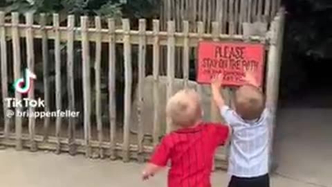 Mom’s going to have her hands full with these two.