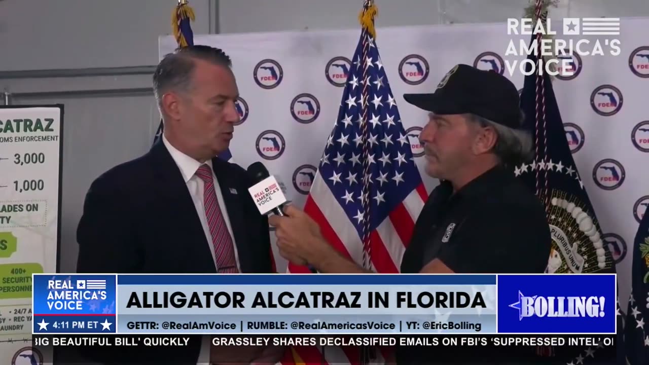 ERIC BOLLING TALKS WITH TODD LYONS AT ALLIGATOR ALCATRAZ