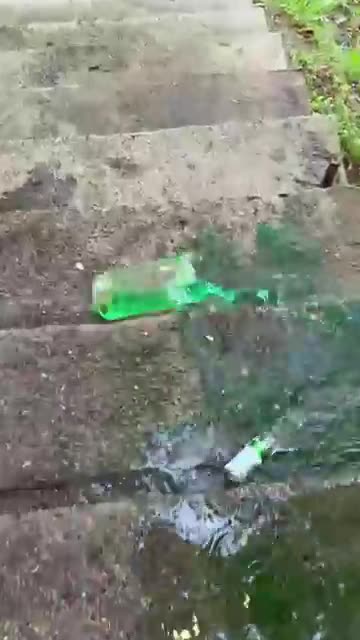 Breaking glass bottles ⚠️🔥 Crushing Crunchy & Soft Things !