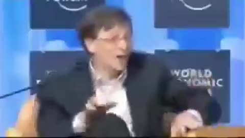 Bill Gates and Klaus Schwab discussing how disease will reduce the population