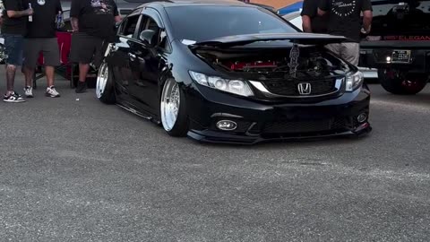 Honda Civic FB6 Sedan - Custom Car LED Bonnet / Hood Holder Prop 2nd video showcase! 🚗🔧🔆