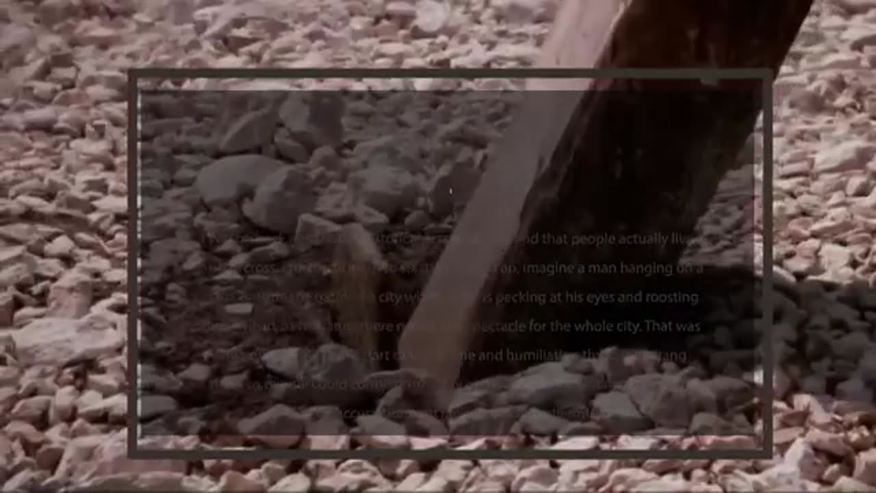 The suffering of Jesus