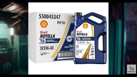Shell Rotella T6 Full Synthetic 5W-40 Motor Oil, 1 Gallon (3 Pack)
