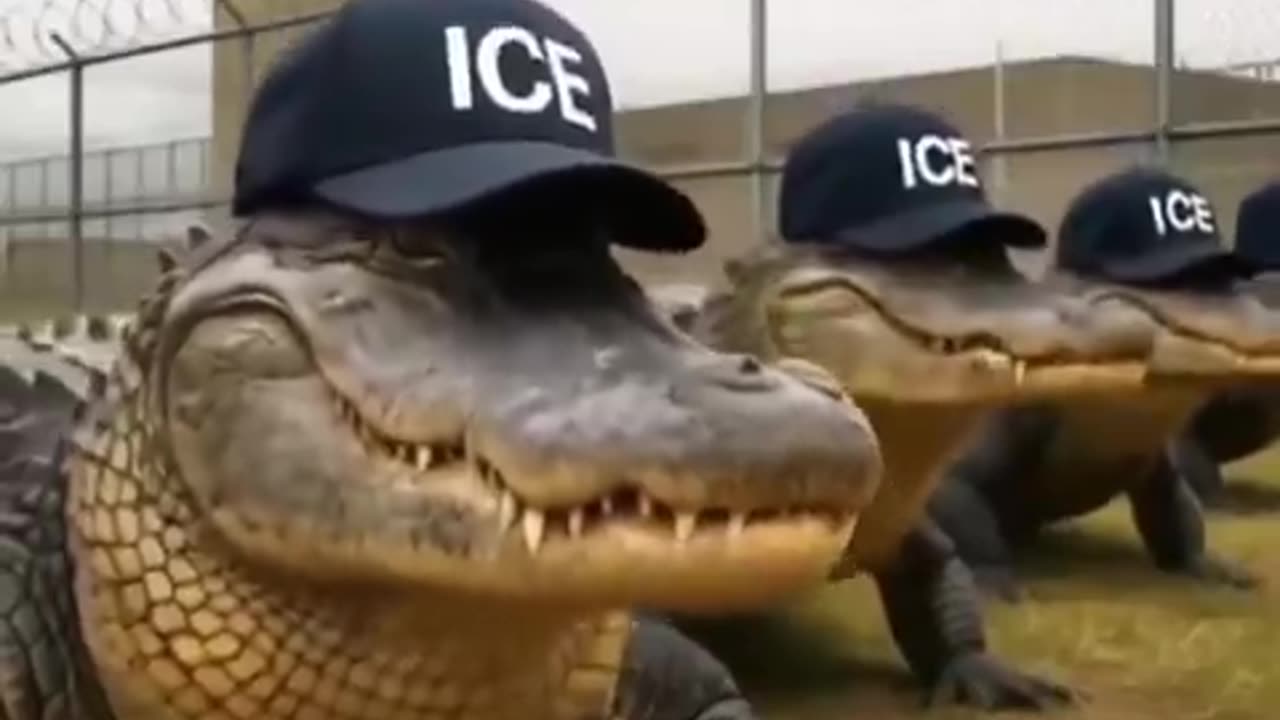 ICE ALLIGATORS at ALLIGATOR ALCATRAZ - GATOR GULAG - LET'S KICK IT! ICE