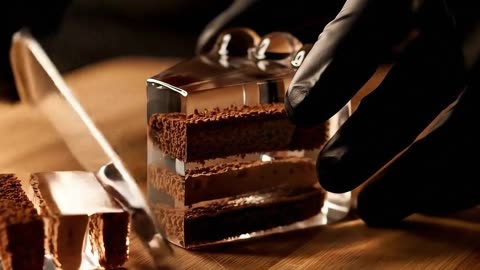 Cutting Glass Desserts 🍰#oddlysatisfying #asmr #satisfying #aiasmr #asmrai