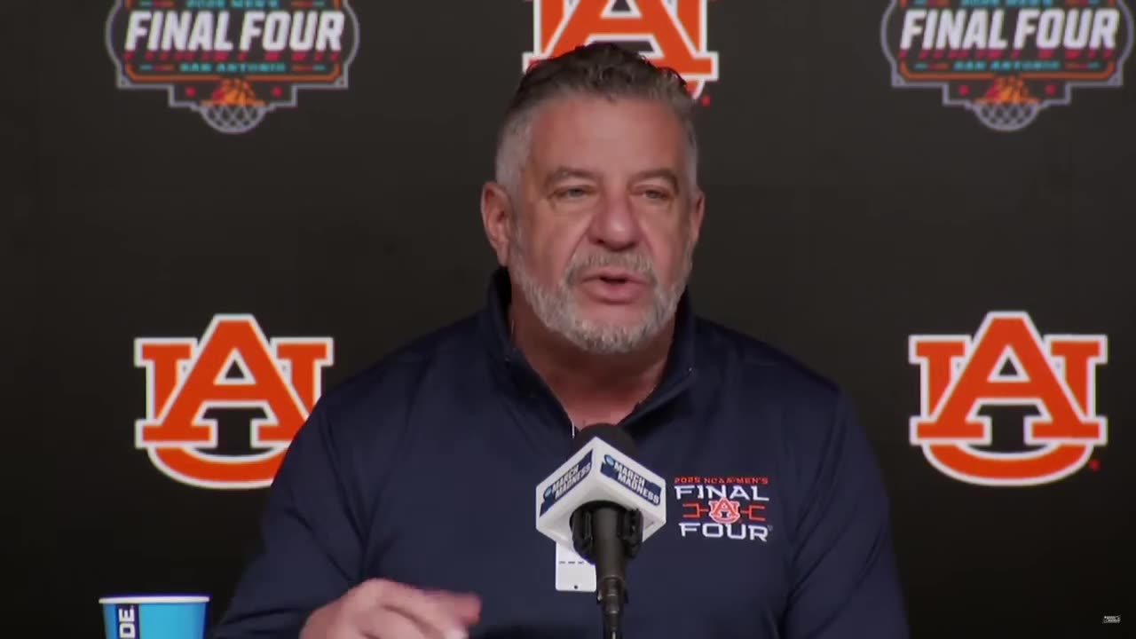 Auburn HC Bruce Pearl + C Dylan Cardwell Friday, April 4 Final Four press conference
