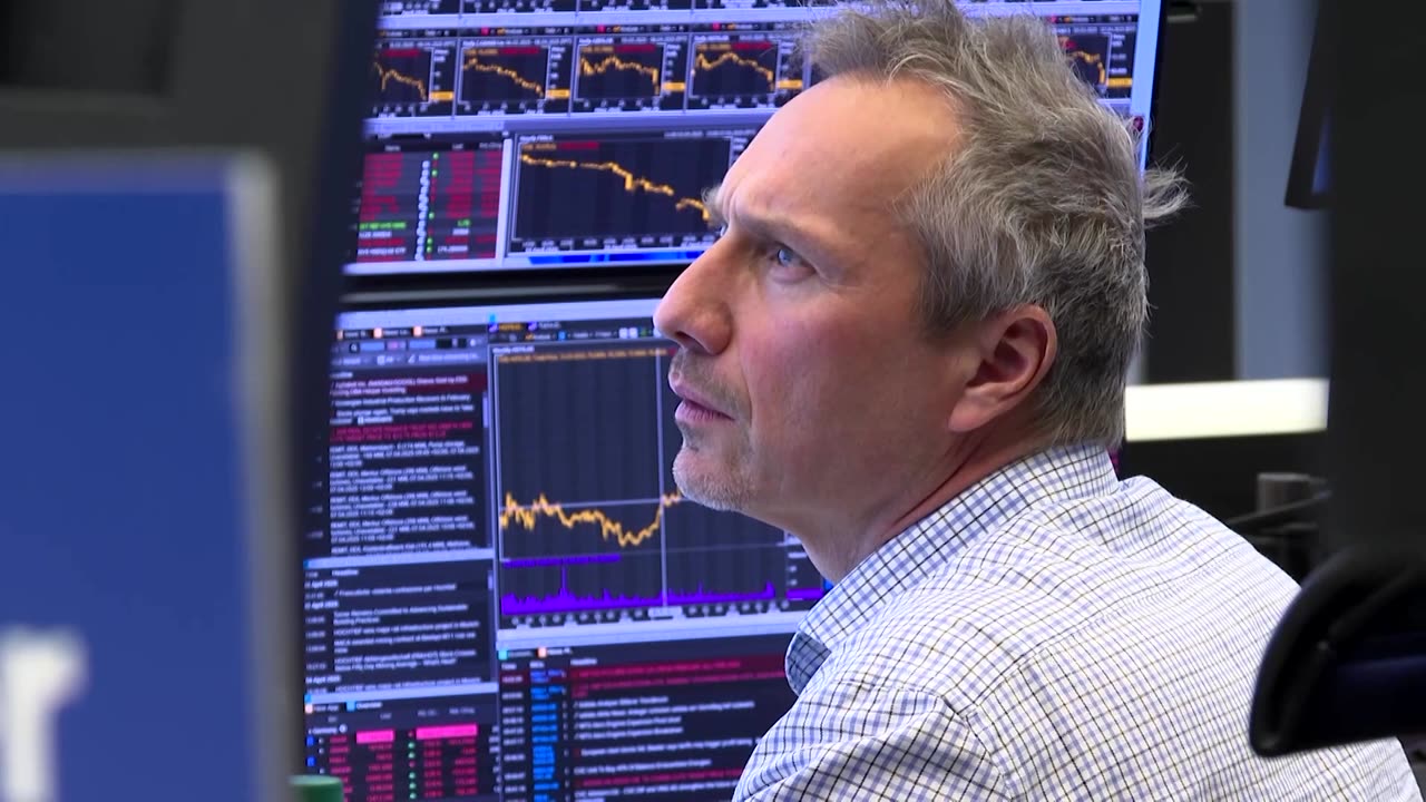 European shares dive to 16-month low on trade war gloom