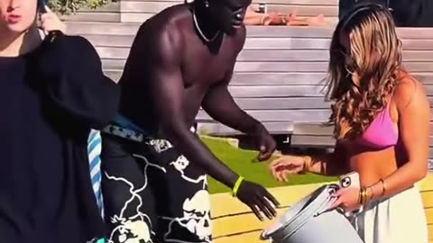 Water bucket prank