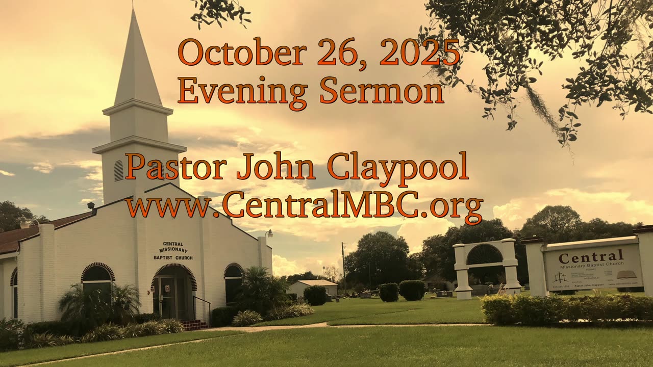 Evening Service 10-26-2025