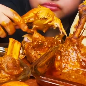 SPICY MUTTON ROGAN JOSH🔥SPICY CHICKEN CURRY WITH BUTTER NAAN_ LACHHA PARATHA AND SOFT PURI_ LUCHI