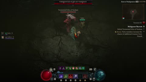 Diablo IV Tormented III Tormented Echoi of Varshan Runs