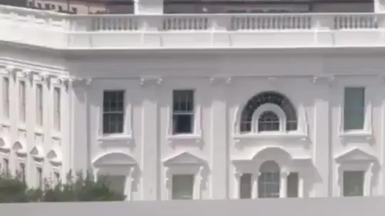 Viral video shows mysterious objects being tossed from White House window ahead of Trump’s address to the nation