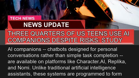 Three Quarters of US Teens Use Ai Companions Despi