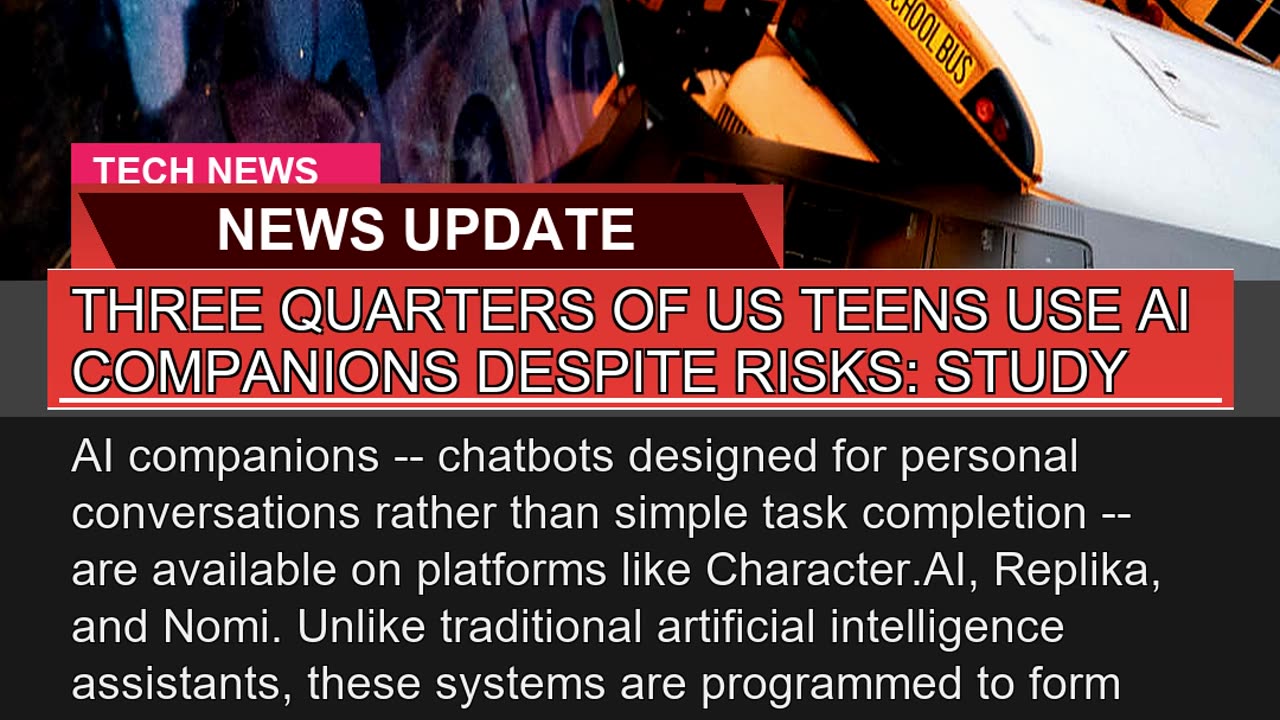 Three Quarters of US Teens Use Ai Companions Despi