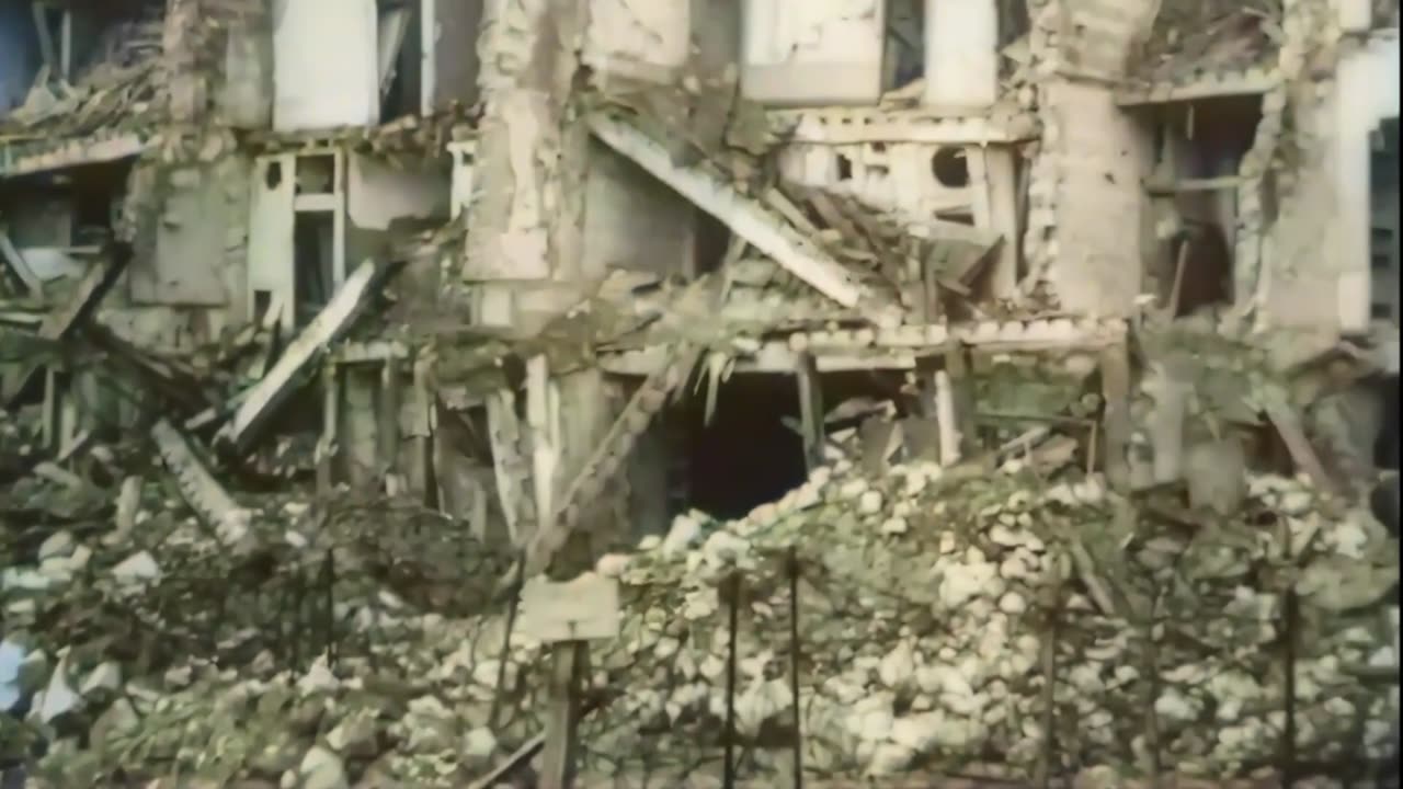 29 - Mud drips slow like melting time - WW1 Inspired Trench Music - Colourized Footage