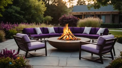 Ambient Sounds of Birds in nature and a blazing fire in a fire pit!🔥
