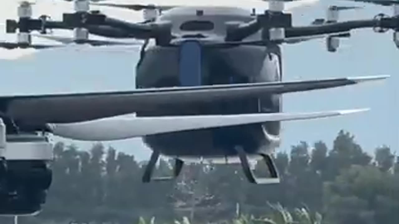 Chinese car transforms into a passenger drone #china #shorts #tech