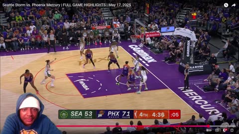 Reacting To Seattle Storm vs. Phoenix Mercury FULL GAME HIGHLIGHTS
