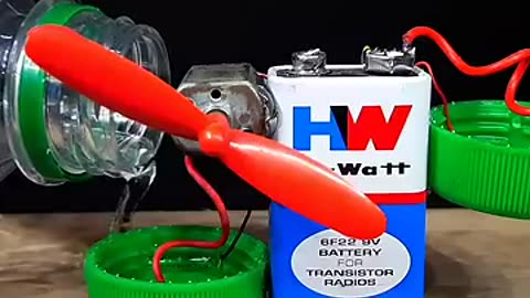 Incredible: motor on / off using water / electronics simple circuit dc motor sc