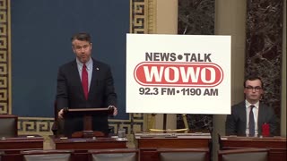 March 25, 2025 - U.S. Senator Todd Young Notes WOWO Radio's 100th Birthday