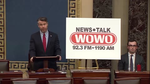 March 25, 2025 - U.S. Senator Todd Young Notes WOWO Radio's 100th Birthday