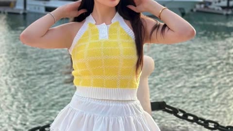 The beautiful #Hanin Hamandoush in a charming look