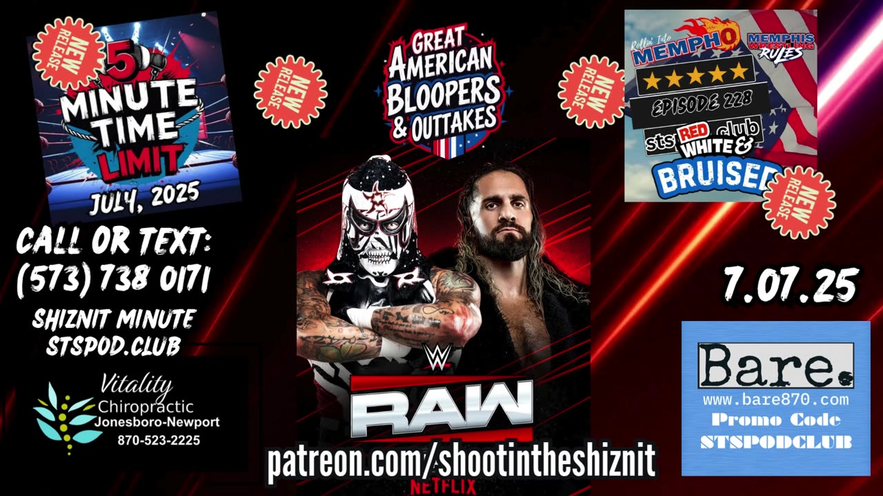 SHIZNIT MINUTE 7.07.25-BT talks RAW!!!