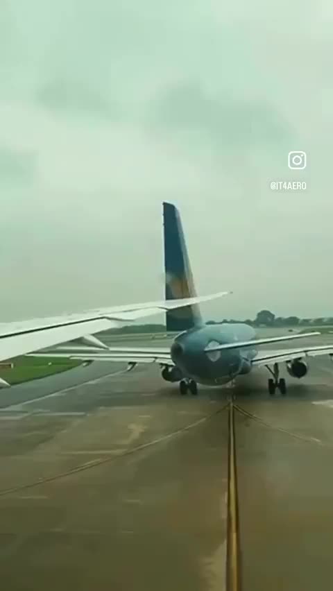 Boeing jet collides with parked Airbus on runway, slicing through tail fin