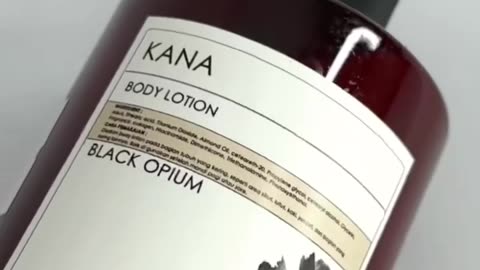 Kana Bali Radiant Black Opium Infused Brightening Body Lotion - Natural Body Lotion for Dry Skin