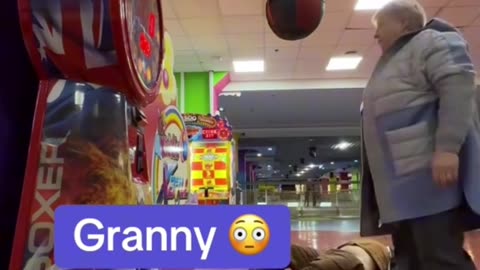 Granny got a punch on her