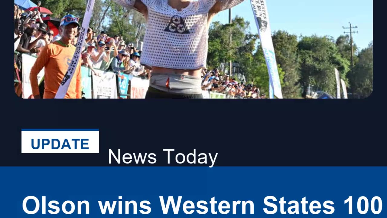 Olson wins Western States 100 in California, Jornet third