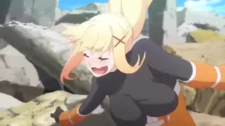 Konosuba character Darkness big boobs bouncing big tits