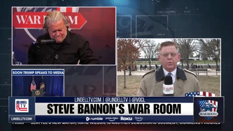 AWAITING PRESIDENT TRUMP ANNOUNCEMENT: STEVE BANNON'S WAR ROOM