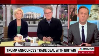 MSNBC is sad to report that the US has reached a trade deal with the UK