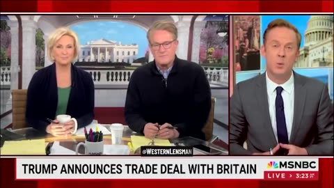 MSNBC is sad to report that the US has reached a trade deal with the UK