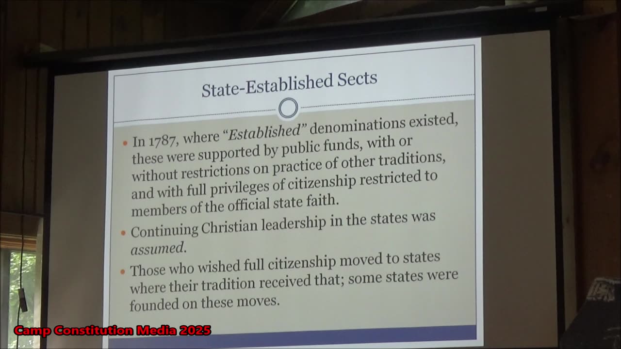 Viewing the Constitution through the Founders' Eyes, with Catherine White at Camp Constitution 2025