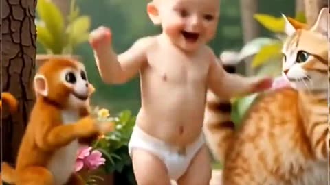 Funny Cat videos crazy dance🤩Videos for cats #funny #cartoon #catdance #cat