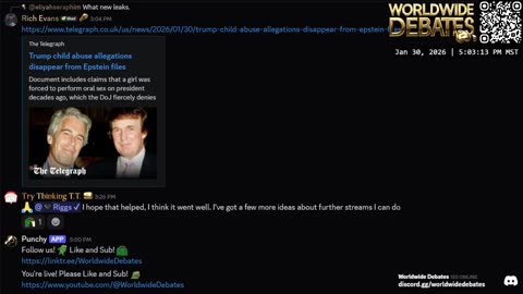 0310 WIDESTREAM - Widestream Debates - YouTube/Twitch/Rumble