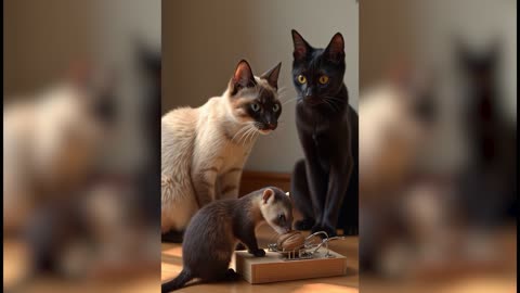 The Cat's Shocking Trap … Will the Ferret survive